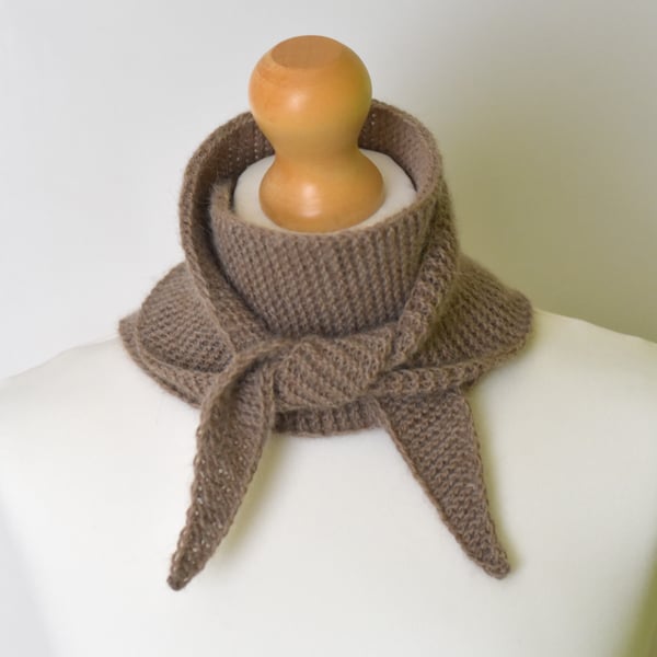 Handmade 100% Alpaca Scarf - Soft Warm Neck Wrap - Gift for Her
