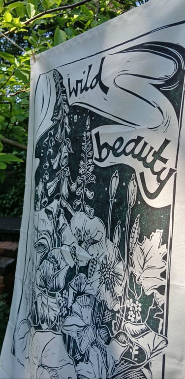 'Wild Beauty' Tea Towel