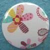 SALE Flower  Pocket Mirror