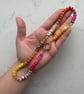 Fruit Salad Hand Knotted Beaded Gemstone Necklace - Image 9