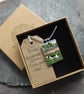 Handmade Ceramic pointer dog pendant  - Image 6
