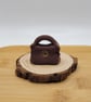 Miniature Polymer Clay Handbag, 1:12 Dollhouse Accessory, Fashion Cake Topper - Image 4