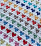 Rainbow Hearts Crocheted Baby Blanket - Image 7