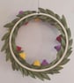 Felt Tulip Wreath: Handmade Spring Home Decor - Image 9