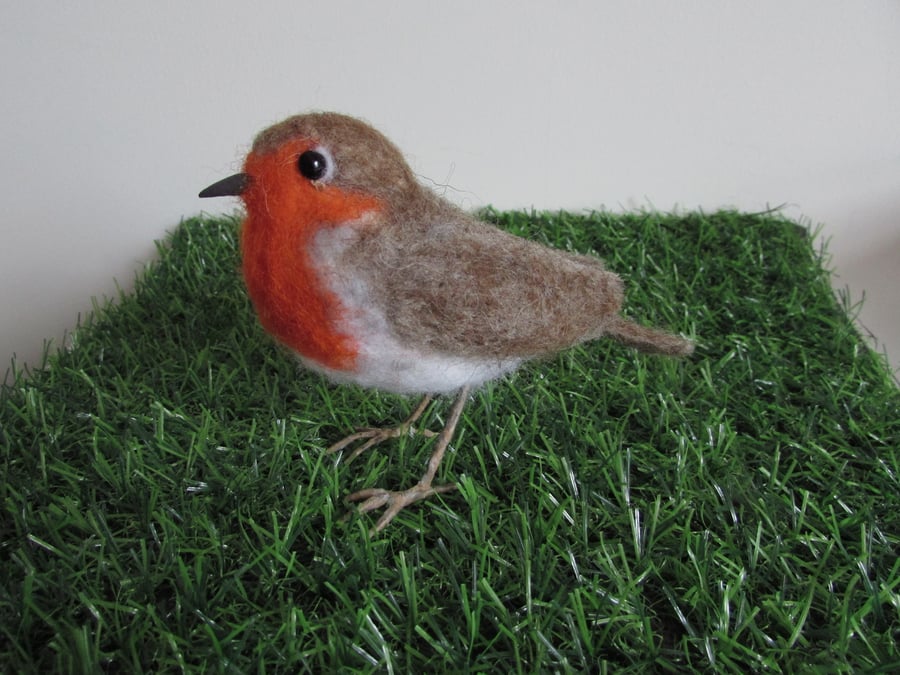 Needle Felted Robin