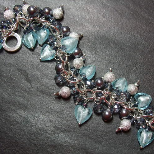 Moody Blues Charm Bracelet