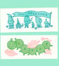 Double Sided Riso Bookmark