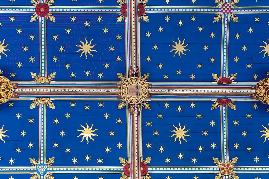 Carlisle cathedral ceiling boss print