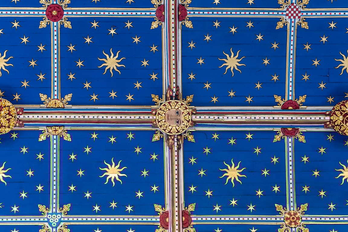 Carlisle cathedral ceiling boss print