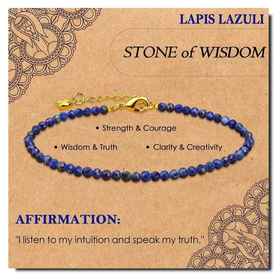 Natural Crystal Energy Stone Bracelet