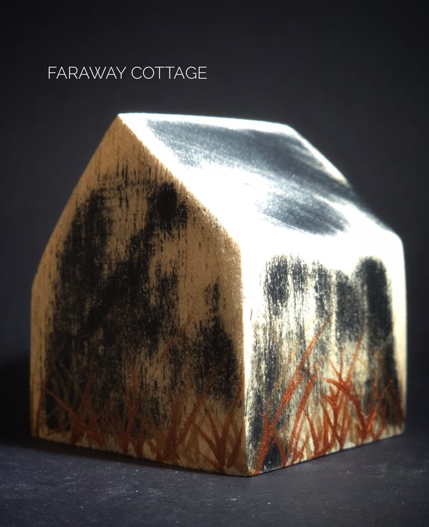 Hand crafted wooden house