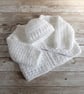 Baby Blanket, Cardigan, Hat and Booties - Image 6