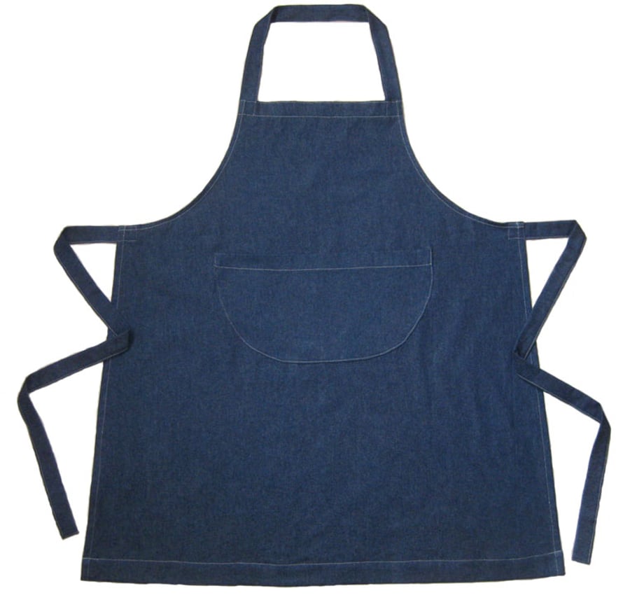 SAMPLE - Womens Denim Work Apron. For Artists and Makers. No1