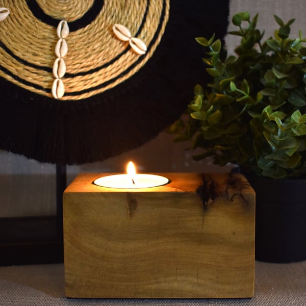 Mango Wood Tealight Holder