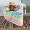 Baby Blanket. Rainbow.