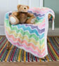 Baby Blanket. Rainbow. - Image 1
