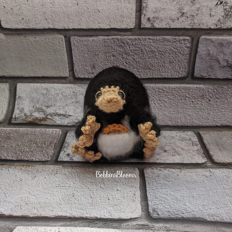 Crochet Niffler, Baby Niffler, Puggle Echidna