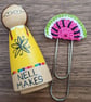 Watermelon giant paperclip bookmark - Image 2