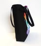 Cat Tote Bag, craft bag, Embroidered - Image 3