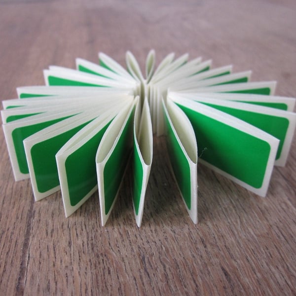 50 Small Green Stickers