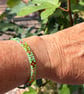 Glass Seed Bead Friendship Bracelet - Flowers - Image 2