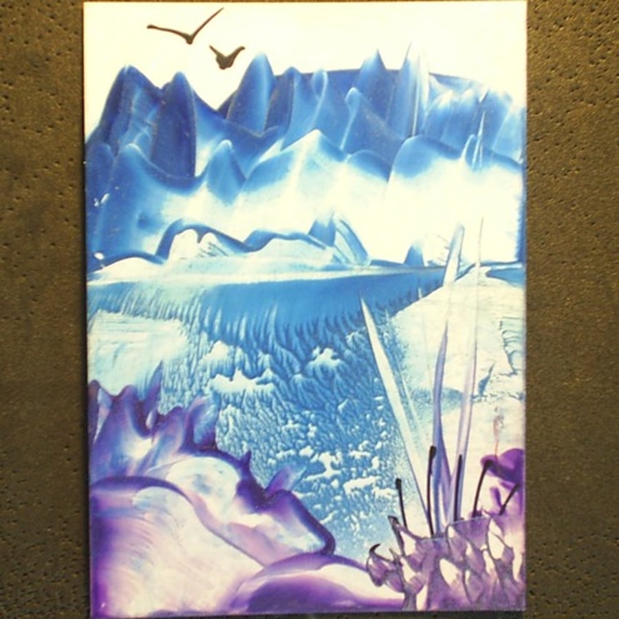 aceo encaustic fantasy painting
