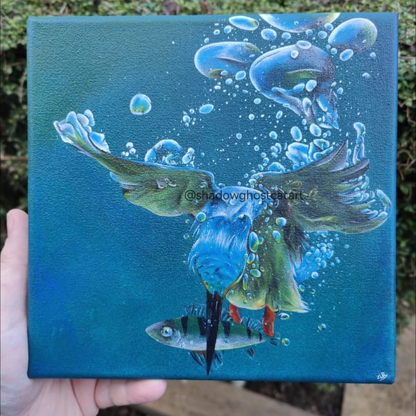 Custom Animal Painting on Canvas 12x9inch (Message for more information)
