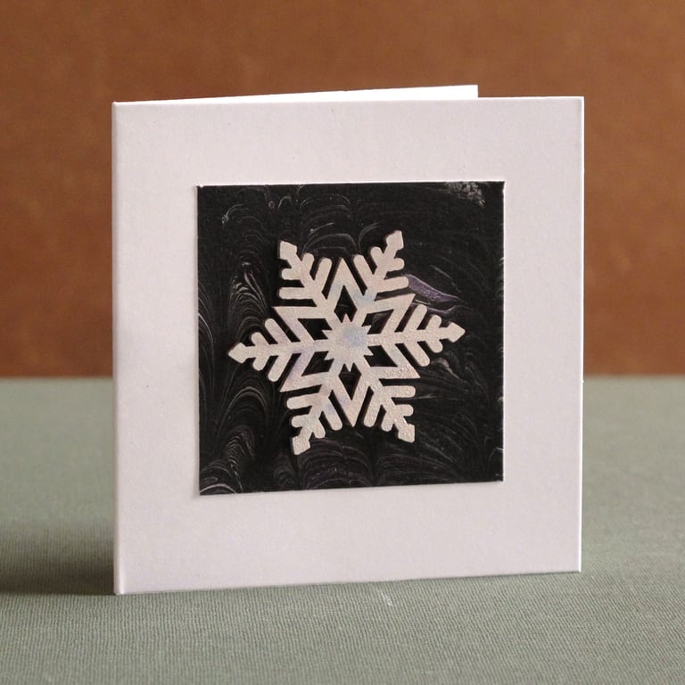 Unique Hand Made Christmas Card with Envelope