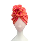 Colourful Summer Rosette Turban Head Wrap Hat for Hair Loss Alopecia