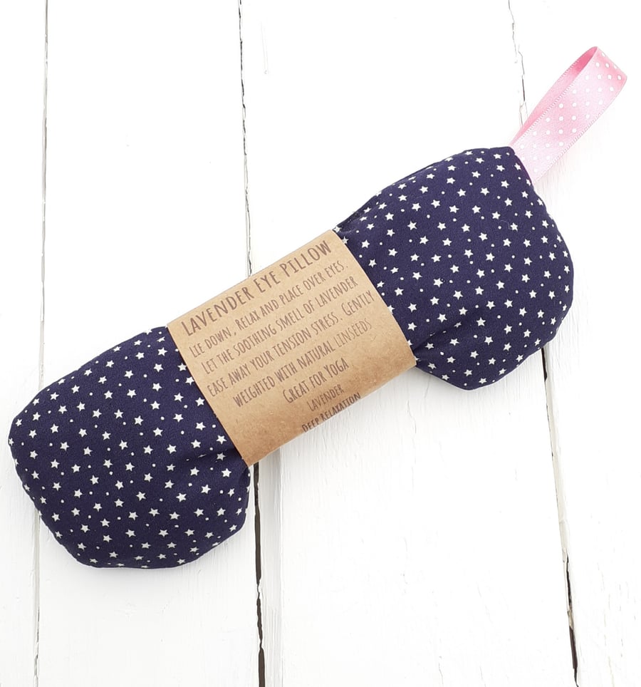 Lavender & Linseed Eye Pillow Eye Mask For Yoga Meditation Relaxation Sleep Aid