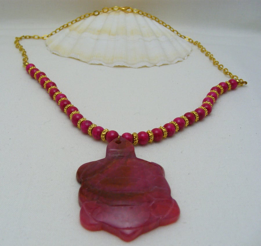 Agate and Tiger's Eye Necklace