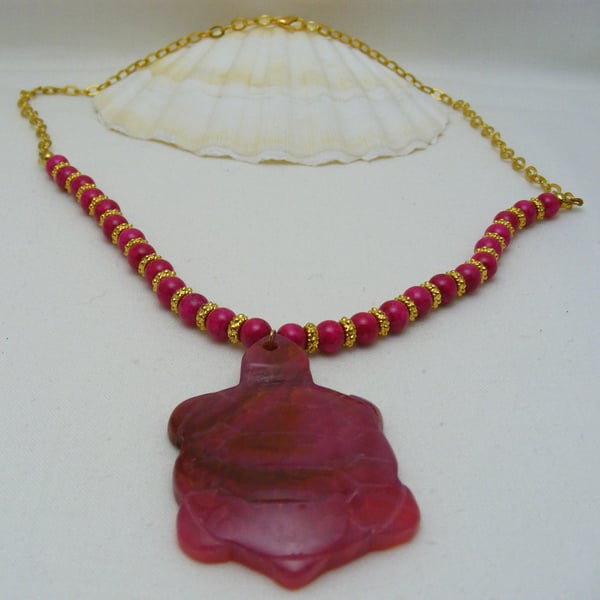 Agate and Tiger's Eye Necklace