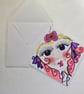 ARTKRAZIE Original Fairy Greeting Card