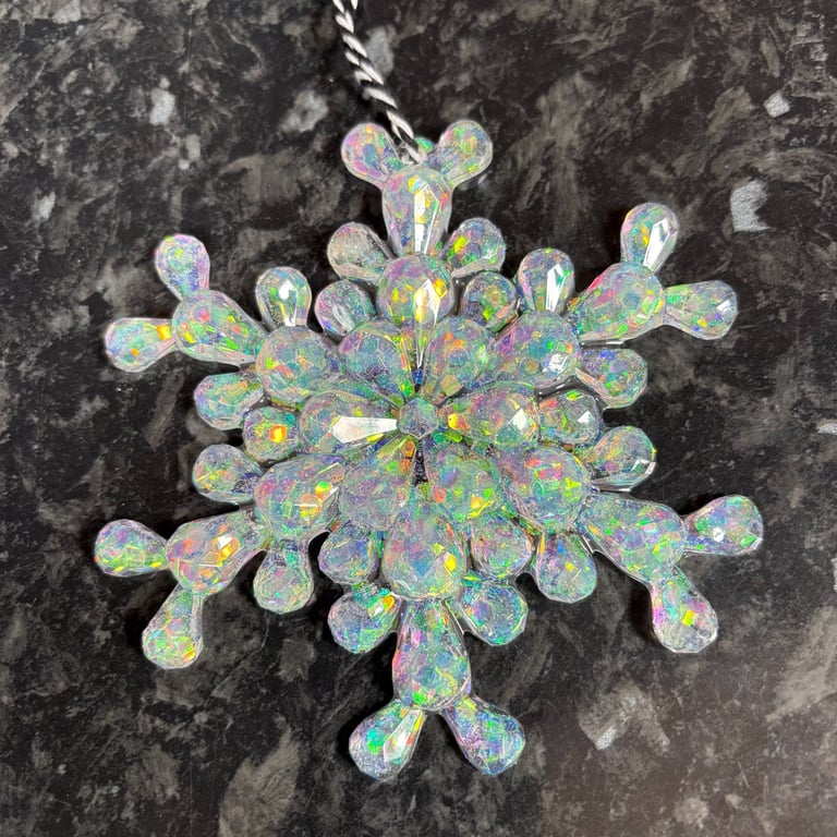 Christmas Snowflake Tree Decorations - made to order