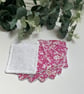 Reusable Bamboo Towelling Face Pads Pack of 7 - Pink Daisy - Image 3