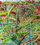 Fen Landscape Watercolour Original Painting of Summer Fields with Wild Flowers  - Image 5