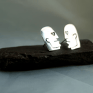 Sterling Silver Love in Mind earrings