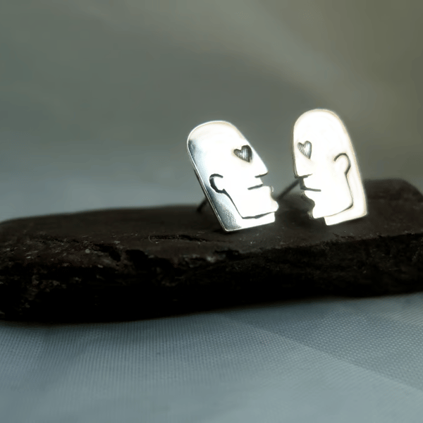 Sterling Silver Love in Mind earrings