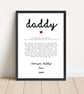 Personalised Daddy Print - Image 1