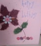 Funky pink birthday card - Image 1