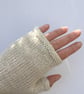 Alpaca and silk blend wrist warmers - Image 5
