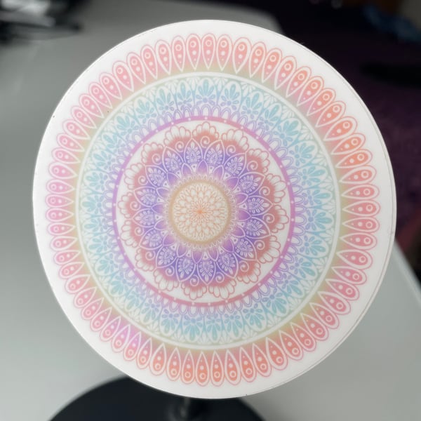 Mandala Round Sticker