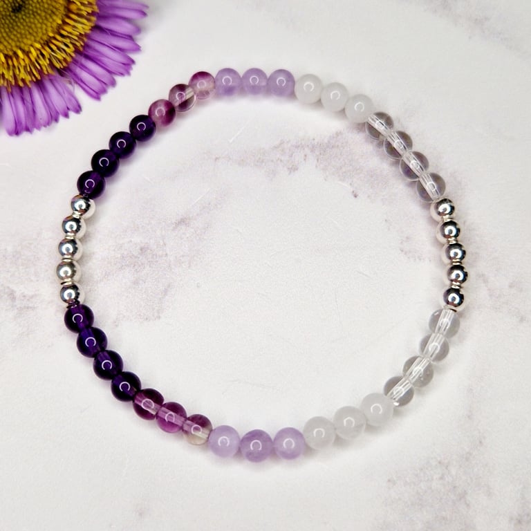 Purple Bead Bracelet