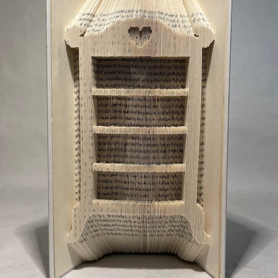 Victorian Bookcase 180 COMBI Book Folding Pattern - EMAILED PDF PATTERN