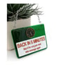 Handmade Fused Glass Back In 5 Five Minutes Hanging Picture - Door Sign - Image 1