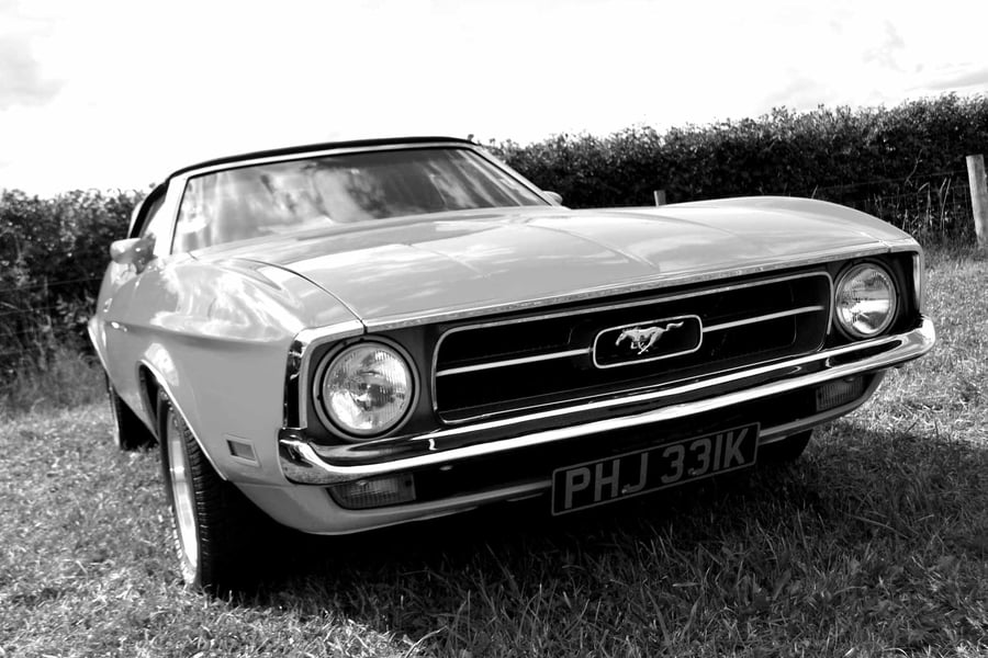 Ford Mustang Sports Car Photograph Print