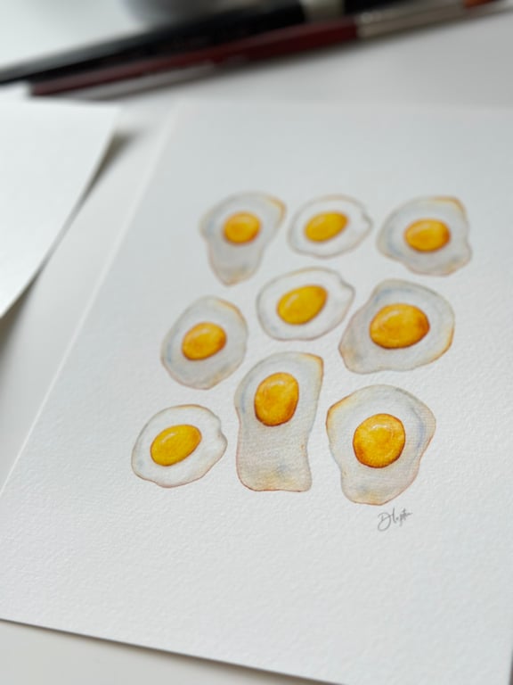 Perfectly Imperfect A5 Sample Print Sunny Side Up