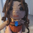 Moana inspired crochet doll