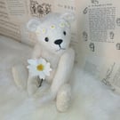 Daisy, an ivory mohair teddy bear