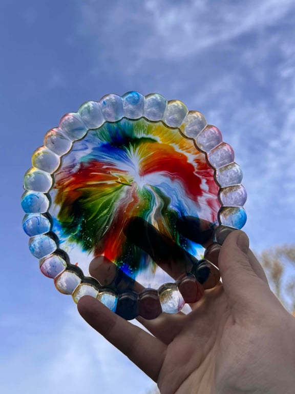 Tree of colours trinket dish